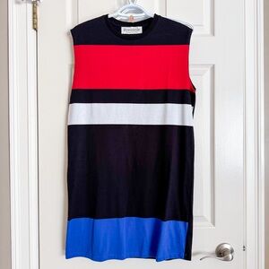 #7 Etro Cecile Color Block Sleeveless Cotton Dress Size XS , PTP 13”